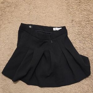 Zara Girls Classic Black Pleated Skirt size 11-12